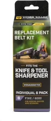 Obrázok produktu pre Work Sharp WSKTS náhradný brúsny pás Qty 6 FINE 6000 grit (WSSA0002705)