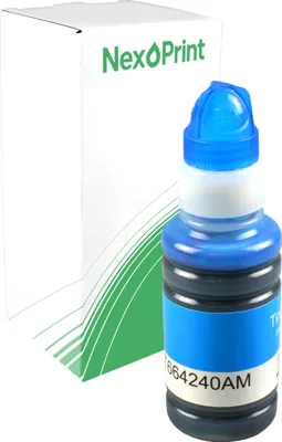 Produktbild von Druckerpatrone kompatibel zu Epson C13T664240 T6642 cyan EcoTank ITS L 3060 Epson ITS L 3050 Epson ET-4550 Epson ET-4500 Epson ET-3600