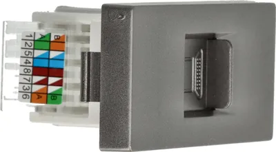 Immagine prodotto di LAN CAT6 RJ45 modulo di presa Internet grigio DC SMART HOME