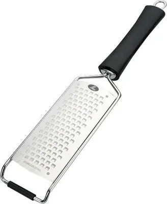 Produktbild von Feine Küchenreibe aus Edelstahl mit 13,5 cm Länge und 33 cm Höhe