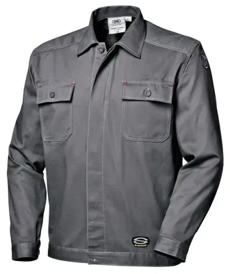 Produktbild von Sir Safety SYMBOL Arbeitsjacke aus 100% Massaua Baumwolle mit Dreifachnähten, 3XL, Mäusegrau