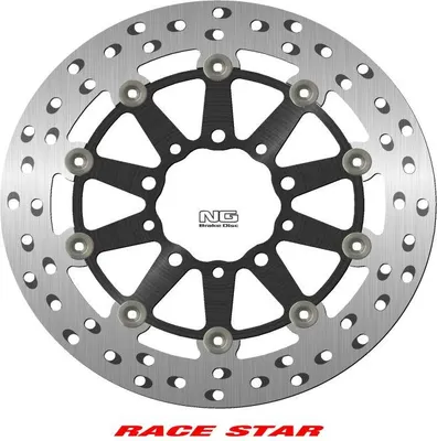 Produktbild von Ng Race Star Premium Vordere Bremsscheibe Für Kawasaki Er 6N/F '05-'17, Zx-6/Zx-6R 600 Ninja '05-'18, Zx-6R 636 '22, (298X