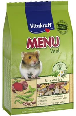 Imagen del producto de Vitakraft 25585, para hámster, 400 g, con vitamina A y vitamina D3
