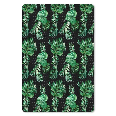 Produktbild von MuchoWow® Mauspad Mousepad Blumen - Blätter - Monstera 18x27 cm - Mousepads - Maus Mat - Pad - Mausunterlage