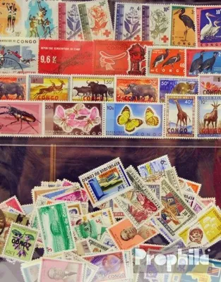 Produktbild von Briefmarken Kongo 150 verschiedene Marken