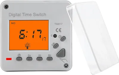 Obrázok produktu pre Digitálny elektrický odolný programovateľný inteligentný spínací časovač s podsvieteným displejom (220 V)