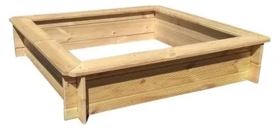 Produktbild von MARIMEX T-Wood Holzsandkasten Quadratisch Klein 120 X 120 cm 11640247