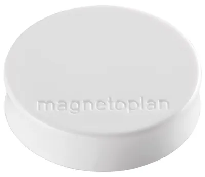 Obrázek produktu pro Magnetoplan 1664000, Magnet na tabuli, Bílá, 0,7 kg, 10 kusů