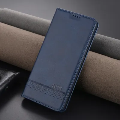 Obrázek produktu pro Kožené pouzdro pro Xiaomi Redmi Note 13 Pro 5G, skládací peněženkové pouzdro s magnetickým uzávěrem a stojánkem modré