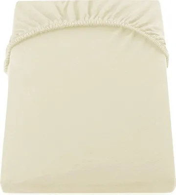 Produktbild von Spannbettlaken 100% Baumwolle Schlafzimmer Bettlacken Betttuch 120-140x200 Creme