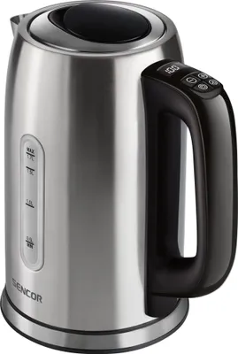 Zdjęcie produktu dla Sencor SWK1760BK, 1,7 l, 2400 W, Czarny, Metal, Regulowany termostat, Wskaźnik poziomu wody
