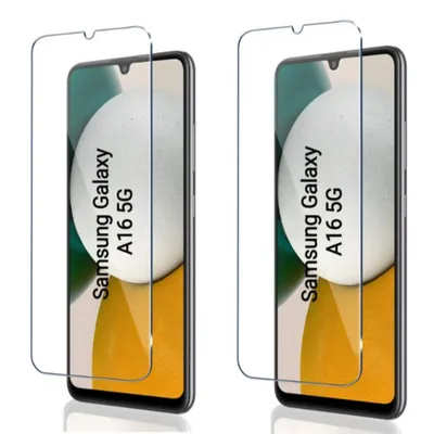 Produktbild von CLM-Tech 2er Set Schutzfolie kompatibel mit Samsung Galaxy A16 5G / Galaxy A17 Panzerfolie Panzerglas 2X Stück