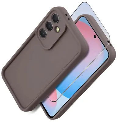 Zdjęcie produktu dla Etui do Samsung A56 5G silikonowe MATOWE + Szkło ochronne na ekran
