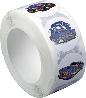 Produktbild von Aufkleber auf Rolle Fahrzeuge 500 Stück Titanum