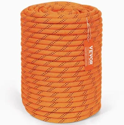 Zdjęcie produktu dla Lina arborystyczna Klimtouw 1,27 cm x 6,7 m – 48-nitkowa, podwójnie pleciona lina poliestrowa