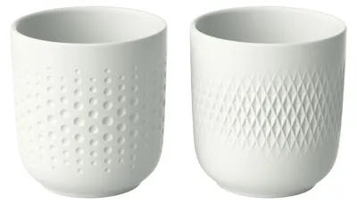Produktbild von Villeroy & Boch Manufacture Collier blanc Becher Set 2tlg. 0,29l