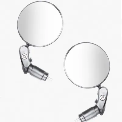Produktbild von Fahrradspiegel Lenker 2er Set Konvexe Linse 18-22mm Innendurchmesser