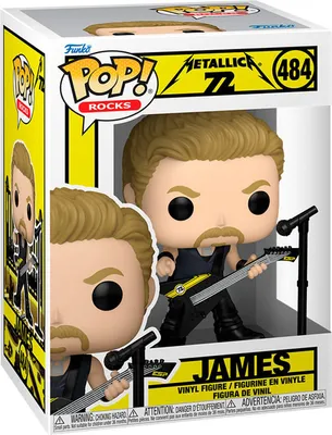 Image de Metallica POP ! Rocks Figurine Vinyle James (72 Saisons) 9 cm