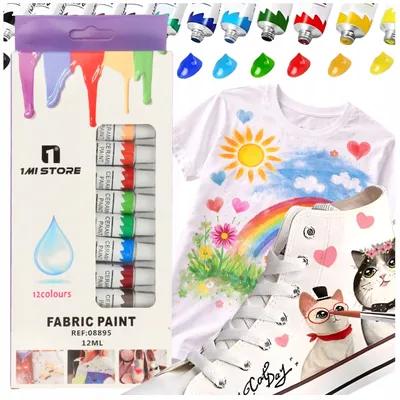 Obrázek produktu pro Profi ID Barvy na textil sada 12x12ml malování oděvů