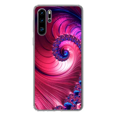 Produktbild von MuchoWow® Handyhülle Schutzhülle Hülle für Huawei P30 Pro Spirale - Abstrakt - Farben Silikon Softcase Handy Hülle - Schutzdeckel