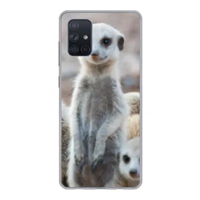 Produktbild von MuchoWow® Handyhülle Schutzhülle Hülle für Samsung Galaxy A51 5G Neugierige Erdmännchen Silikon Softcase Handy Hülle - Abbildung