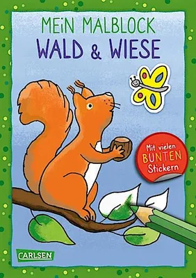 Immagine prodotto di Mein Malblock: Wald und Wiese