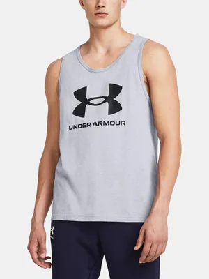Obrázek produktu pro Tílko UA SPORTSTYLE LOGO TANK-GRY