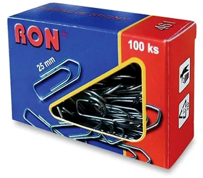Obrázok produktu pre Spony dopisní RON 461, 25 mm, šípové, 100 ks