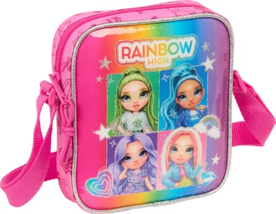Immagine prodotto di Borsa a tracolla Rainbow High Shine Colourful 16 x 18 x 4 cm