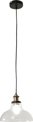 Produktbild von Pendellampe, handgefertigt, schwarz, transparent, H 200cm