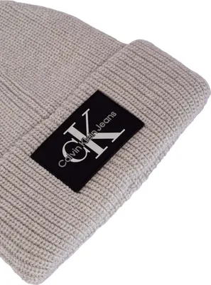 Produktbild von CALVIN KLEIN JEANS - Women's beanie with monogram patch  - Size One size
