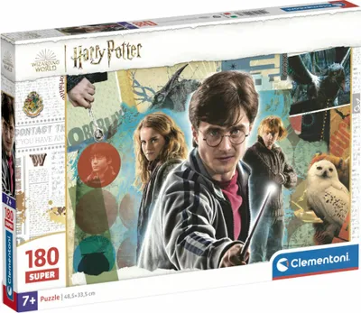 Obrázok produktu pre Clementoni Supercolor - Čarodejnícky svet Harryho Pottera, puzzle (180 dielikov) - Clementoni 29068 - (Počet dielikov puzzle / až 300 dielikov)