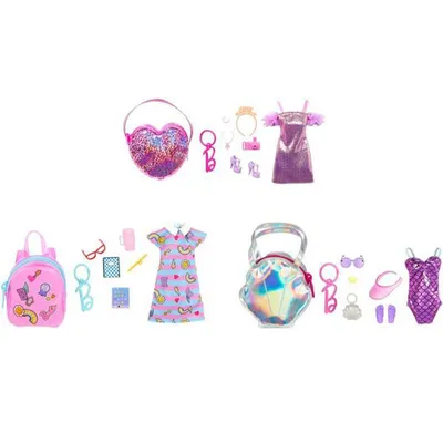 Zdjęcie produktu dla Barbie Fashionistas HJT42, Zestaw ubrań dla lalek, 3 lat(a)