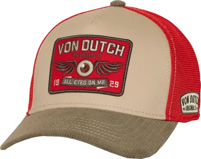 Produktbild von Von Dutch Originals Semi-Curved Trucker Cap - EYE Khaki