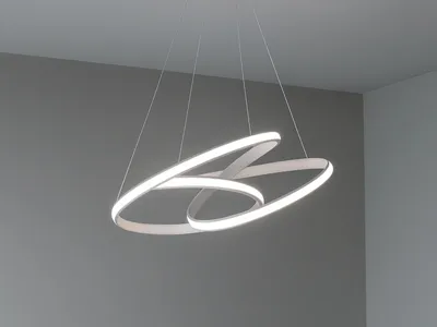 Imagen del producto de Lámpara colgante LED con mando a distancia, 85W - TA2308/W