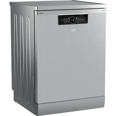 Produktbild von Beko BDFN36640XA, Freistehend, Standardgröße (60 cm), Edelstahl, Schwarz, Berührung, LED