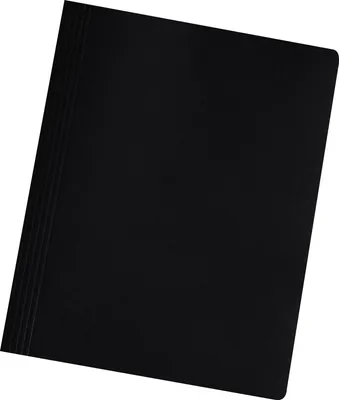 Produktbild von Schnellhefter 26001240 A4 Karton schwarz Packung mit 10 Stück