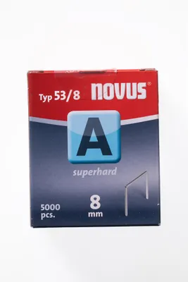 Produktbild von Feindrahtklammer A Typ 53 Klammer-B.11,3mm 8mm 0,75mm superhart 5000 St.NOVUS