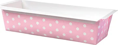 Produktbild von XXL Backform Punkte 3er 200x70mm weiß rosa, Höhe 55mm, g