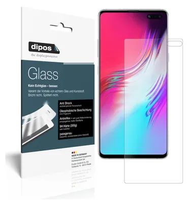 Zdjęcie produktu dla 2x folia ochronna do Samsung Galaxy S10 5G matowa - folia antywstrząsowa 9H dipos Glass szkło plastikowe