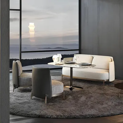 Zdjęcie produktu dla Design Włoskie meble 3-osobowe sofa kanapa tapicerka salon klub kanapy sofy