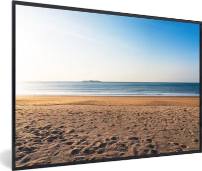 Produktbild von MuchoWow® MuchoWow® Gerahmtes Poster Strand - Licht - Sommer 30x20 cm - Poster mit zchwarzem Bilderrahmen - Kunstdruck - Bild-Poster