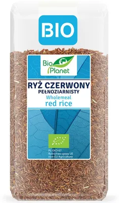 RYŻ CZERWONY PEŁNOZIARNISTY BIO 400 g - BIO PLANET