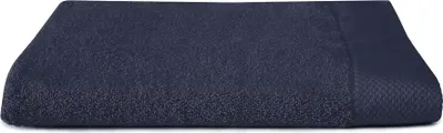 Produktbild von Seahorse Baumwolle Handtücher Uni Viele Farben Breite Borte Pure 60x110 cm Indigo