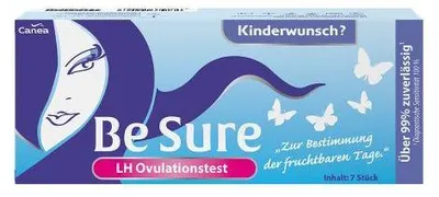 Produktbild von BE Sure Ovulationstest bei Kinderwunsch 7 St