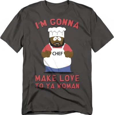 Obrázok produktu pre South Park - Tričko "Make Love" pre mužov/dámy Uni TV20714 (4XL) (Charcoal)