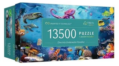 Zdjęcie produktu dla Trefl Prime 13500 el. Dive into Underwater Paradise, 13500 szt., Pod wodą