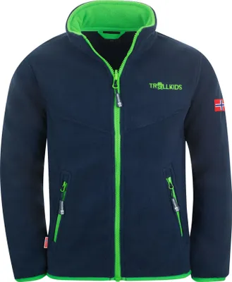 Produktbild von TrollKids - "Oppdal" Fleecejacke für Kinder PP14139 (98) (Dunkles Marineblau)