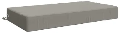 Immagine prodotto di Cuscino da seduta SOEST, 100% poliestere, colore grigio, dimensioni 120 x 60 x 15 cm