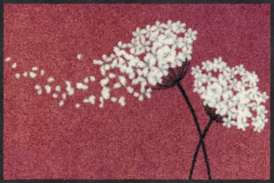 Produktbild von Fussmatte Salonloewe Wishfull Blossom berry 50x75 cm